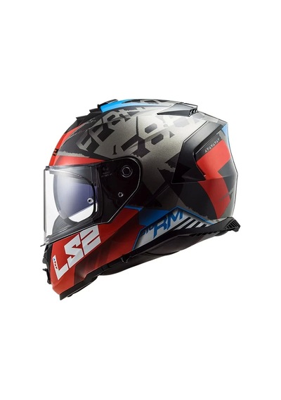 Ls2 Storm Sprınter Kask Siyah-Kırmızı-Tıtanıum