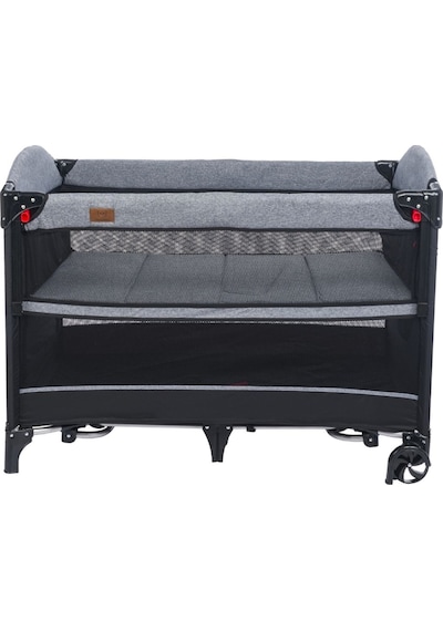 Mamma Ultimate Anne Yanı Organizerli Dönenceli Park Yatak Beşik 70 X 110 Cm. Grı