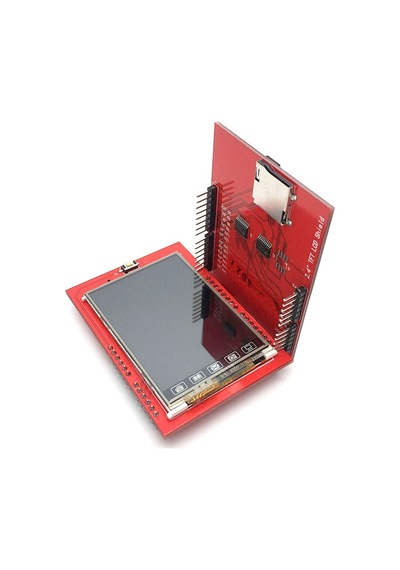 2.4" 320X240 Arduino Lcd Tft Shield Dokunmatik Ekran Microsd