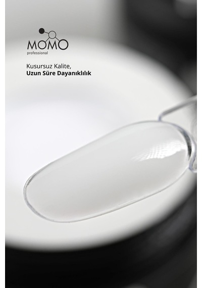 Momo Professional Premium Builder Gel Protez Tırnak Jeli No.02 Beyaz 35 gr
