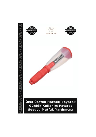 Özel Üretim Hazneli Soyacak Günlük Kullanım Patates Soyucu Mutfak Yardımcısı Çok Renkli