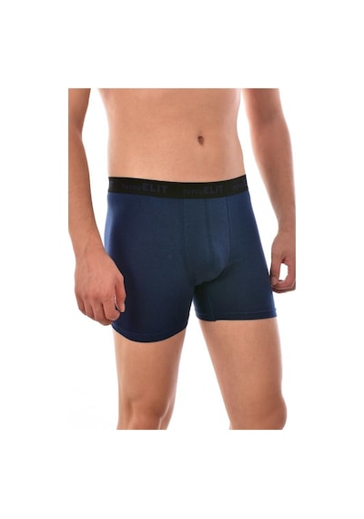 3'lü Tutku Elit Modal Elastan Spor Boxer Lacivert