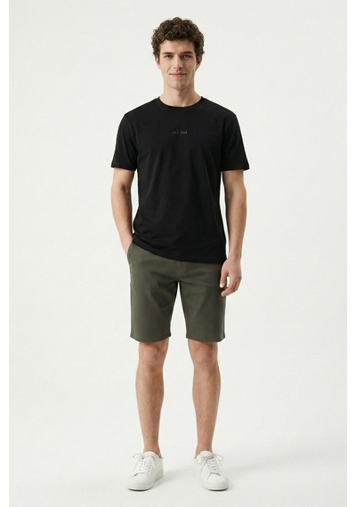Loft Lf2042271 Erkek Kısa Kol T-shirt Siyah