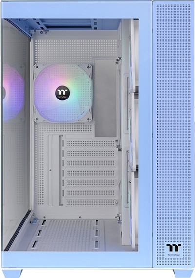 Thermaltake View 380 850w 80+ Gold Argb Usb 3.2 Hydrangea Blue Atx Mid Tower Kasa Ca-3z2-85mfwe-00