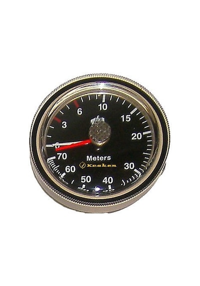 Kraken Gösterge Derinlik Ölçer Kapsül 63 MM Siyah Ayarlı Çok Renkli