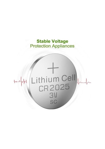 Cr2025 Pil 10'lu Paket Lityum Düğme Pil 3v 2025