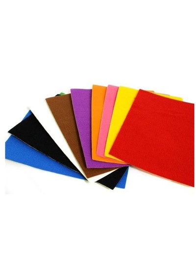 Lino Keçe 10 Renk 35x50 Cm Keçe Karışık Renk 10 Lu
