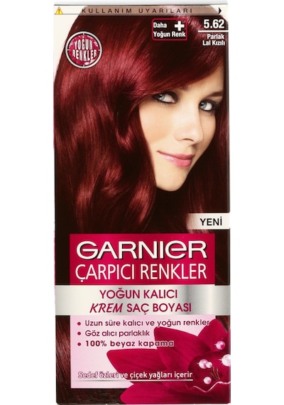 Garnier Çarpıcı Renkler Saç Boyası 5.62 Parlak Lal Kızılı 5.62 Parlak Lal Kızılı