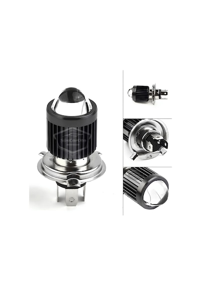 Fiat Tipo 1993-2000 Uyumlu Mercekli Far Ampulü Led Xenon Beyaz Renk Far Şimşek Etkili Csp Led Lamba Uzun Kısa 2 Adet Takım