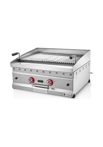 Silverinox Doğalgazlı Set Üstü Amerikan Lavtaşlı Izgara 70 Cm Diğer