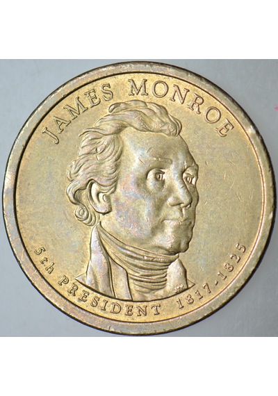 Amerika 1 Dolar 2008 P Başkanlar Serisi-james Monroe 5. Başkan. 26 Mm.
