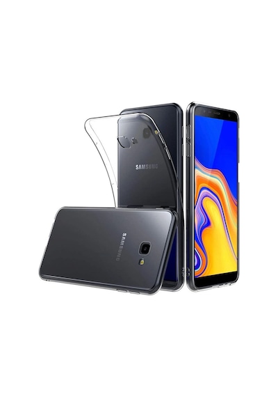 Gld-spt- Newface Samsung Uyumlu Galaxy J4 Plus Kılıf Lüx Şeffaf Silikon