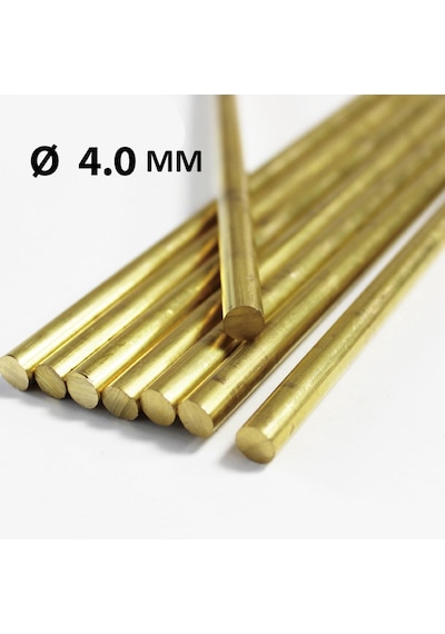 4 Mm Pirinç Çubuk Içi Dolu Yuvarlak Mil Saf 437195488