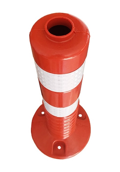 Şerit Ayırıcı Esnek Delinatör 45 Cm Delinatör Yol Ayırıcı Delinatör 10 Adet