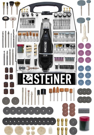 Steiner 302 Parça Devir Ayarlı 460 Watt Hobi Kalıpçı Gravür Seti N11.77