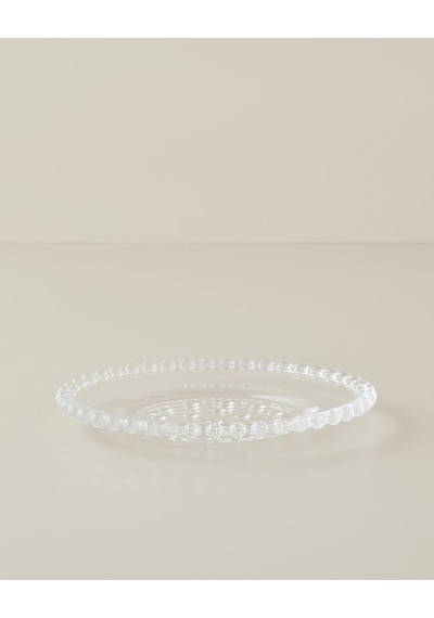 English Home Bubbles Cam Pasta Tabağı 19 Cm Şeffaf Şeffaf