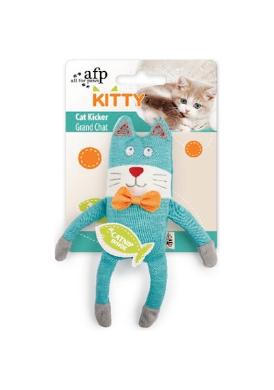 Cosmotex 847922027278 Afp Kitty - Peluş Kedi Turkuaz Yavru Kedi Oyuncak