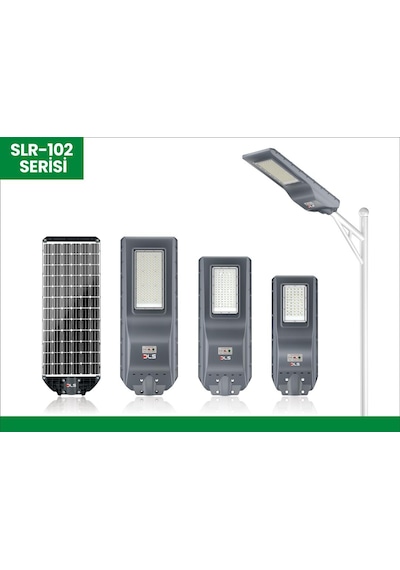 Dls 100w Profesyonel Solar Sokak Armatürü Tüm Gece Aydınlatma Güneş Enerjili Slr-102-100-01