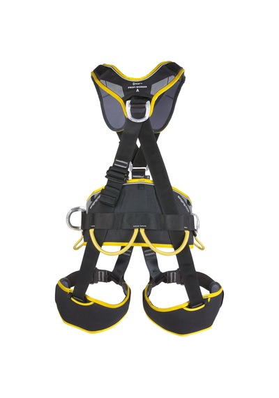 Profı Worker 3d Speed Full Body Harness Endüstriyel Black-Yellow Çok Renkli