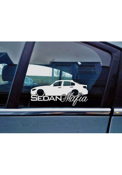 F30 3-series Kelebek Cam Araba Oto Sticker 19 Cm 2 Adet