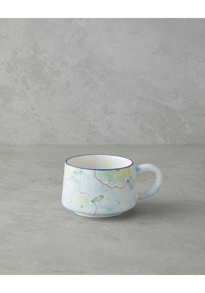 Pastel Reflections Seramik Kupa 260 Ml Mavi-yeşil-sarı