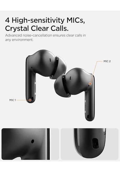 Audio Tws S10 Bluetooth Kablosuz Kulaklık - Anc Aktif Gürültü Engelleme & 10mm Sürücü & 30 Saat Pil & Enc 6 Mikrofon & Şeffaf & Gaming Mod İpx4 Siyah - Asd07886 Audio Tws S10 Bluetooth Kablosuz Kulaklık - Anc Aktif Gürültü Engelleme & 10mm Sürücü & 30 Saat Pil & Enc 6 Mikrofon & Şeffaf & Gaming Mod İpx4 Siyah - Asd07886