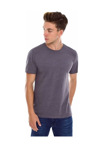 Erkek Bisiklet Yaka Slim Fit Brooklyn Baskılı Tişort Spr 266 001