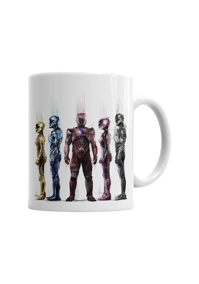 Power Rangers Kupa Bardak Porselen No33127 Karışık