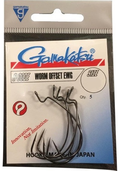 GAMAKATSU Worm Offset EWG No:4/0 Olta İğnesi 1/5