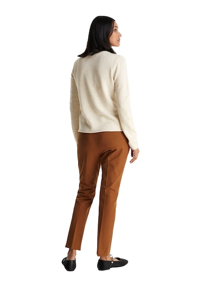 Tommy Hilfiger Soft Wool C-nk Sweater Kadın Bej Kazak - Ww0ww40264 Bej