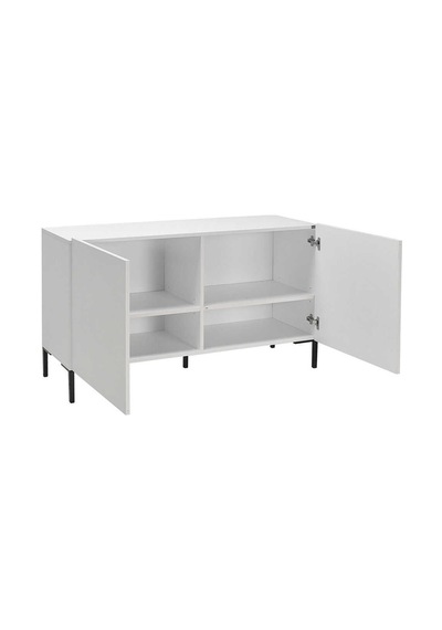 Roma 2 Kapaklı Modüler Tv Ünitesi - Mat Lake Beyaz 120x70x43 Cm Gxyxd