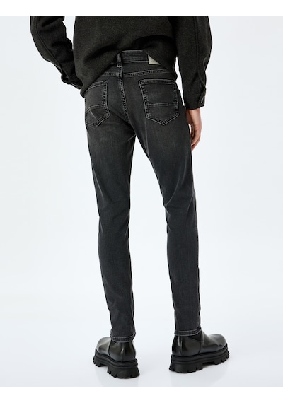 Koton Pamuklu Slim Fit Jean Pantolon - Brad Jean Siyah 5wam40018nd Siyah Koton Pamuklu Slim Fit Jean Pantolon - Brad Jean Siyah 5wam40018nd Siyah