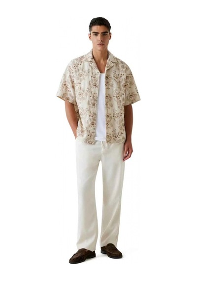 Guess Paolo Relaxed Fit Beyaz Pantolon M6gb15w2024-g018