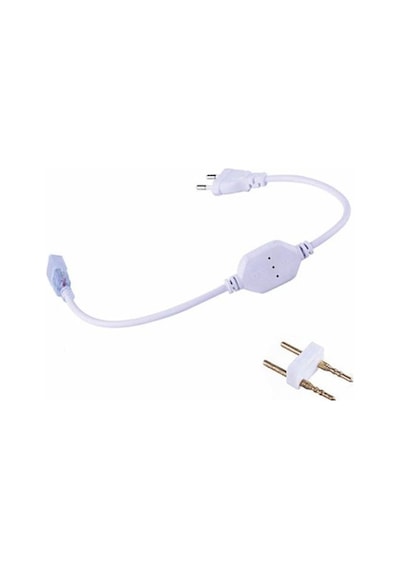 Zmr-637 220v Neon Led Bağlantı Aparatı Seti Beyaz