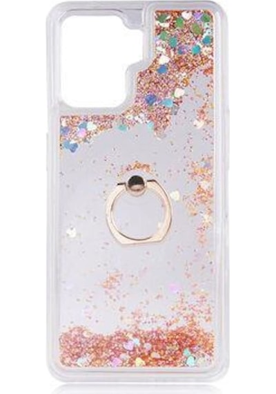 Oppo Reno 5 Lite Kilif Sulu Simli Akiskan Silikon 565290115