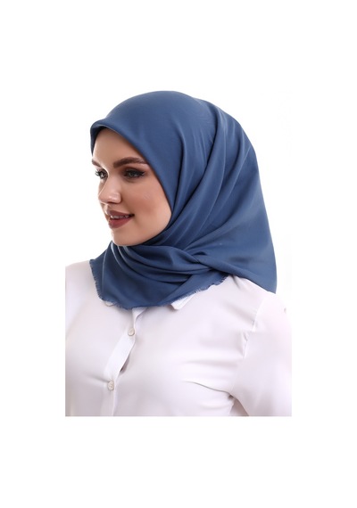 Pamuklu Pano Düz Desensiz Örtü Mavi