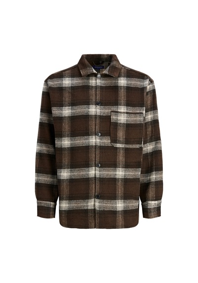 Jack & Jones Ekose Desenli Uzun Kollu Gömlek - Zac 12239303 Chocolate Brown Koyu Siyah Jack & Jones Ekose Desenli Uzun Kollu Gömlek - Zac 12239303 Chocolate Brown Koyu Siyah