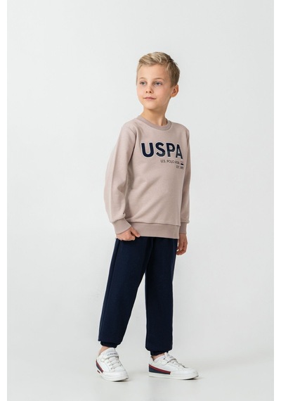 U.S. Polo Assn. Erkek Çocuk Nakışlı Sarı Uzun Kol Eşofman Takımı Us2627-c-v1 Us2627-c-v1