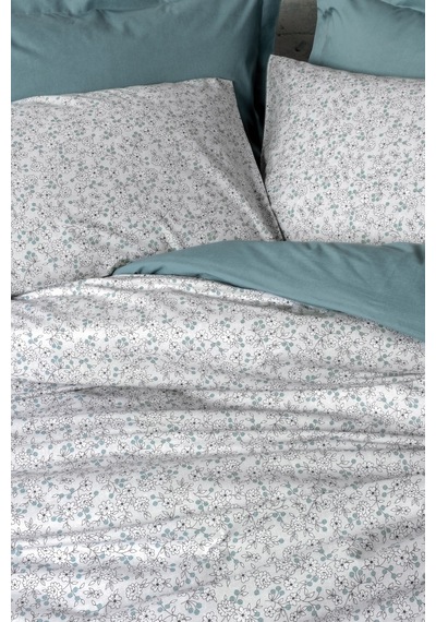 Cotton Box Petite Çift Kişilik Lastikli Çarşaflı Nevresim Takımı June Mint