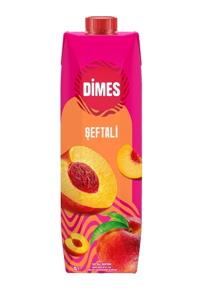 Dimes Şeftali Meyve Suyu 1 Lt X 6 Adet
