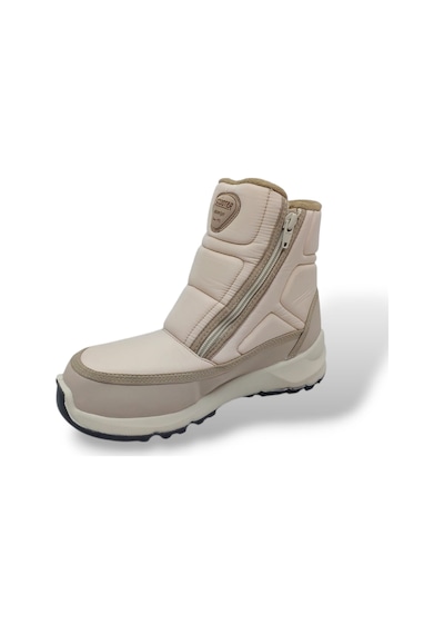Scooter 7449 Kadın Krem Fermuarlı Su Geçirmez Watertight Kar Botu Krem