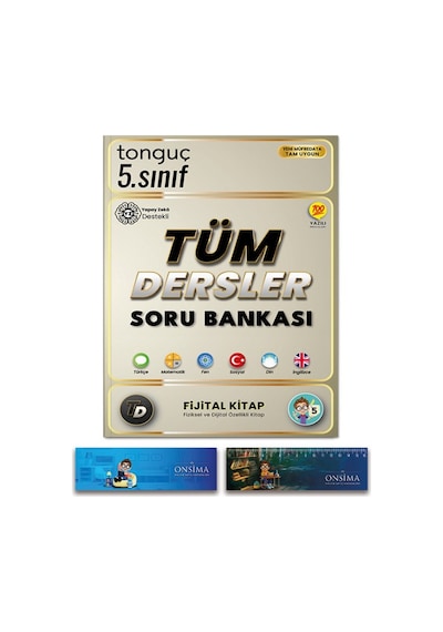 Tonguç Akademi 5. Sınıf Tüm Dersler Soru Bankası Fijital Kitap