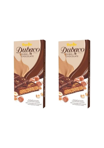 Chocolate Dubai Style Fındıklı 200gr X2