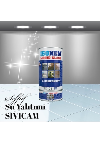 Isonem Liquid Glass Şeffaf Zemin Su Yalıtımı 2 Kg Isonem Liquid Glass Şeffaf Zemin Su Yalıtımı 2 Kg