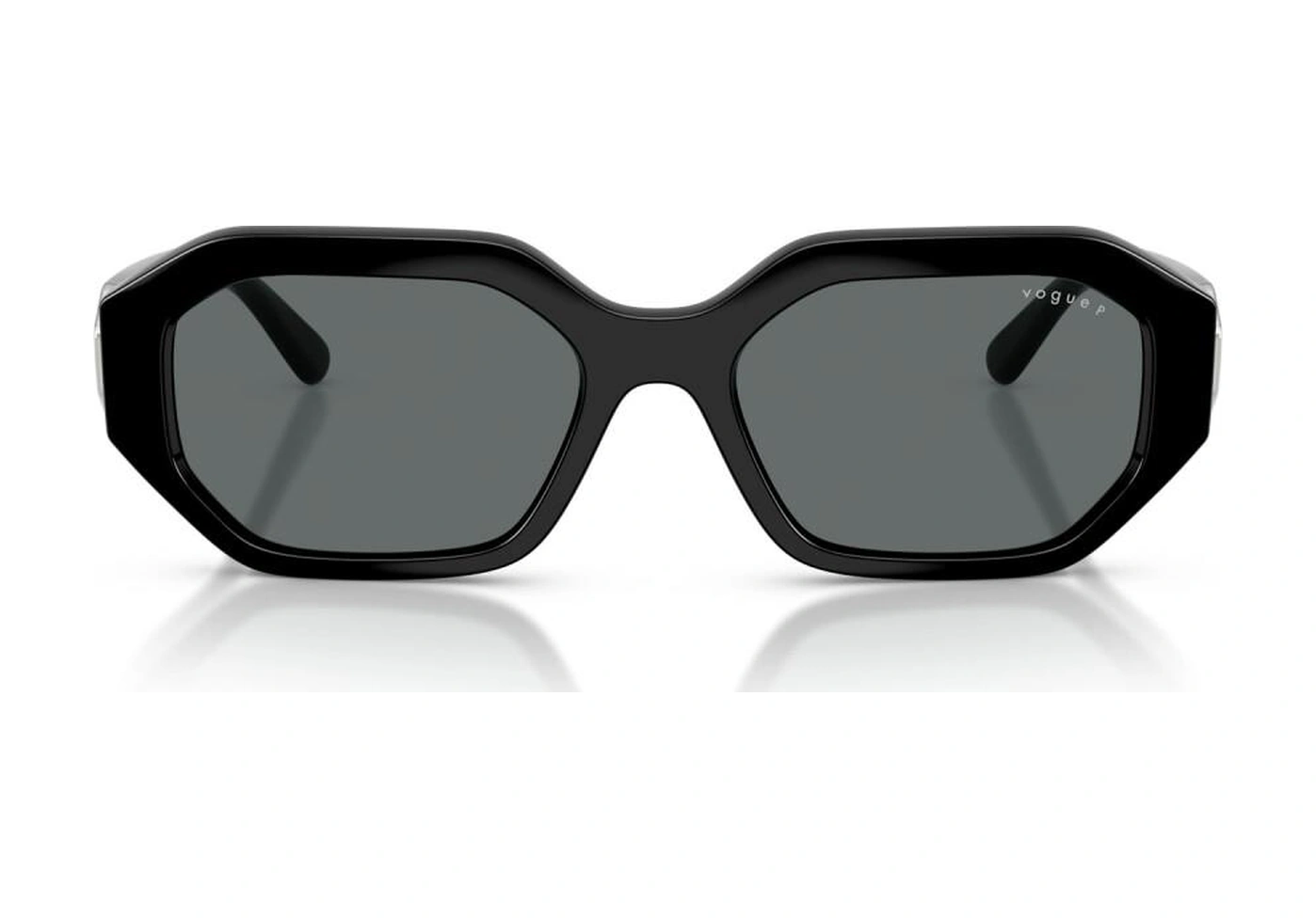 5675s W44/81 54 Polarize Geometrik Vogue Güneş Gözlüğü Siyah
