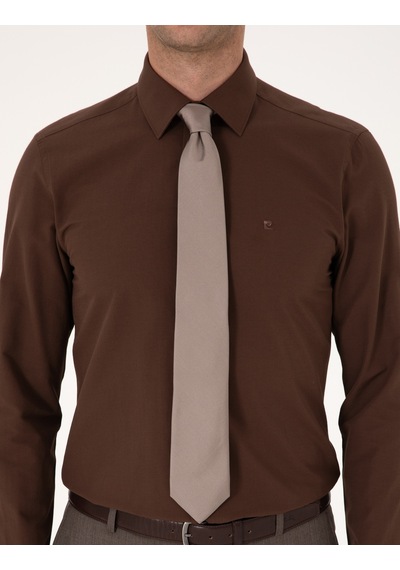 Pierre Cardin Erkek Kahverengi Gömlek Basic 50316734-vr029 Kahverengi Pierre Cardin Erkek Kahverengi Gömlek Basic 50316734-vr029 Kahverengi