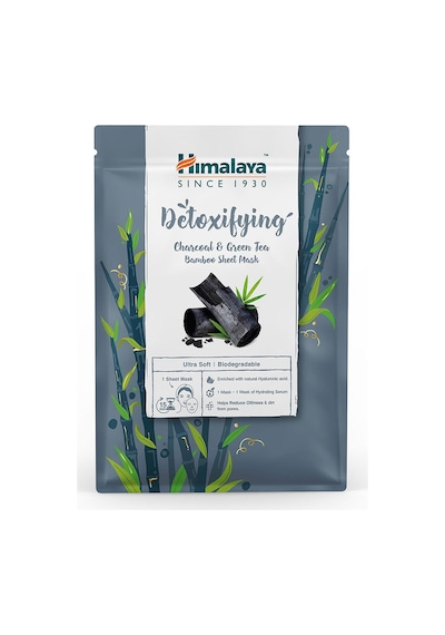 Himalaya Aktif Kömür & Yeşil Çay Etkili Kağıt Yüz Maskesi 30 G