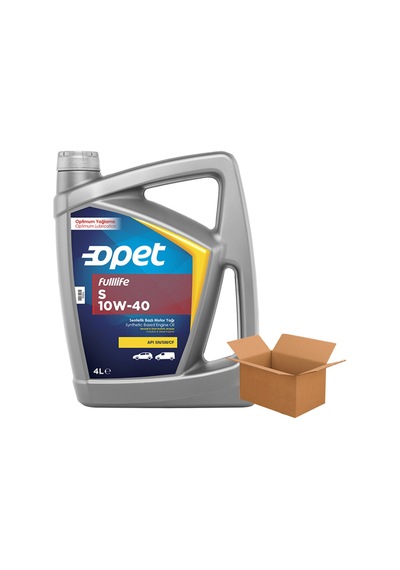Opet Fulllife S 10W-40 Sentetik Motor Yağı 4 x 4 L