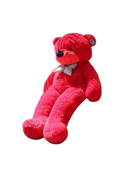 Peluş Ayı 120 Cm Papyonlu Sevimli Ayı - Sevgiliye En Özel Hediye Boz