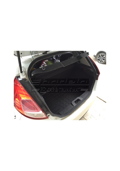 Ford Fiesta 2011-2012 3D Kauçuk Bagaj Havuzu Kokusuz Tam Uyum